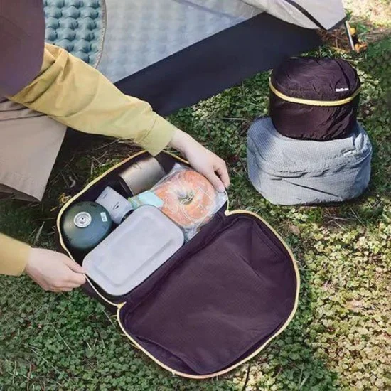 منظمات الأمتعة للسفر نيتشرهايك CloudPouch - 3 قطع - بنفسجي
